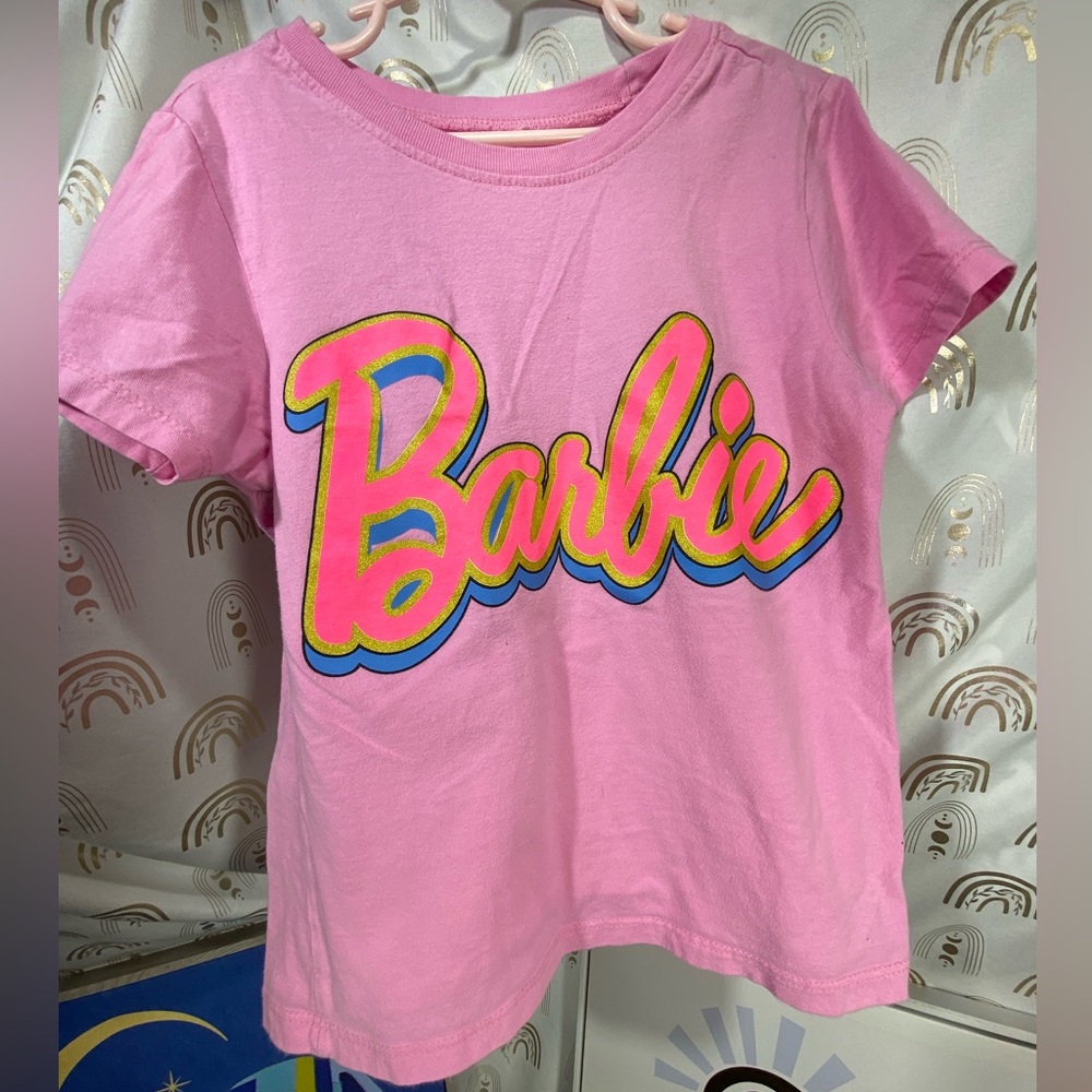 Barbie Pink and Yellow Kids Tee